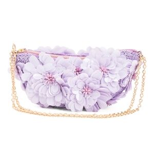 Floral Lavender Chain Bag